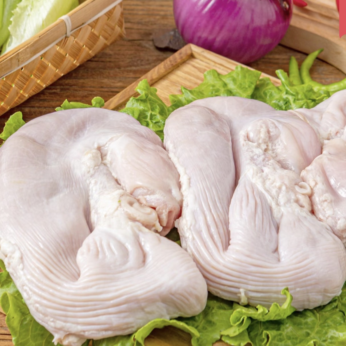 【直播现场称重改价】猪肚  猪肠  猪心 