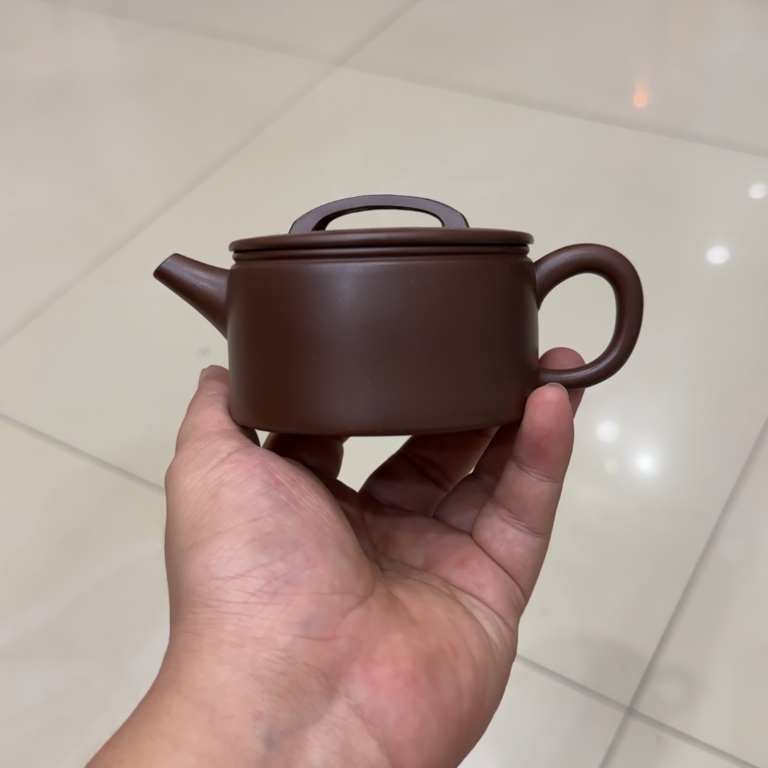 茶壶紫砂半手工汗瓦