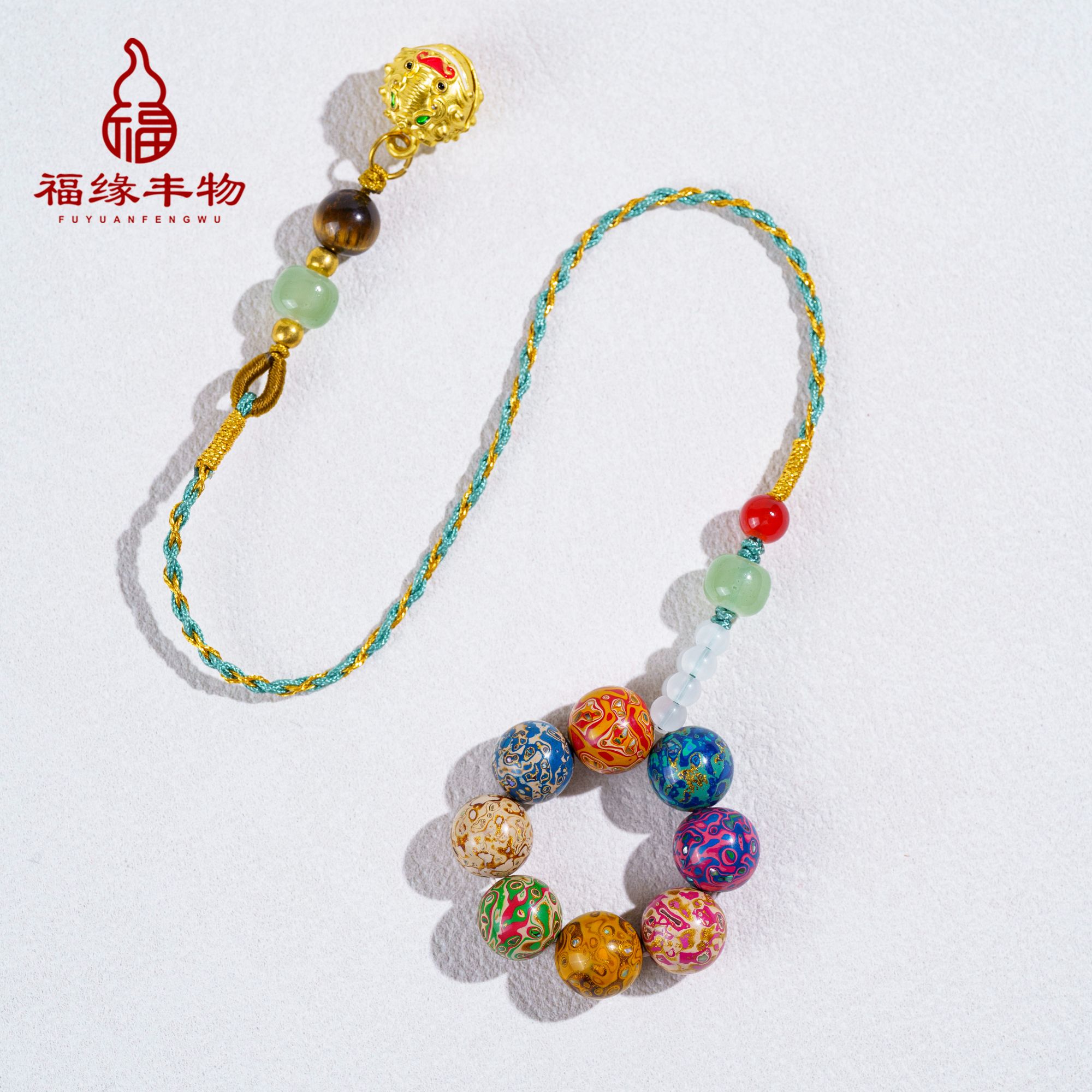 【福缘丰物】大漆1.0多宝螺钿车挂配饰【可联系客服定制】