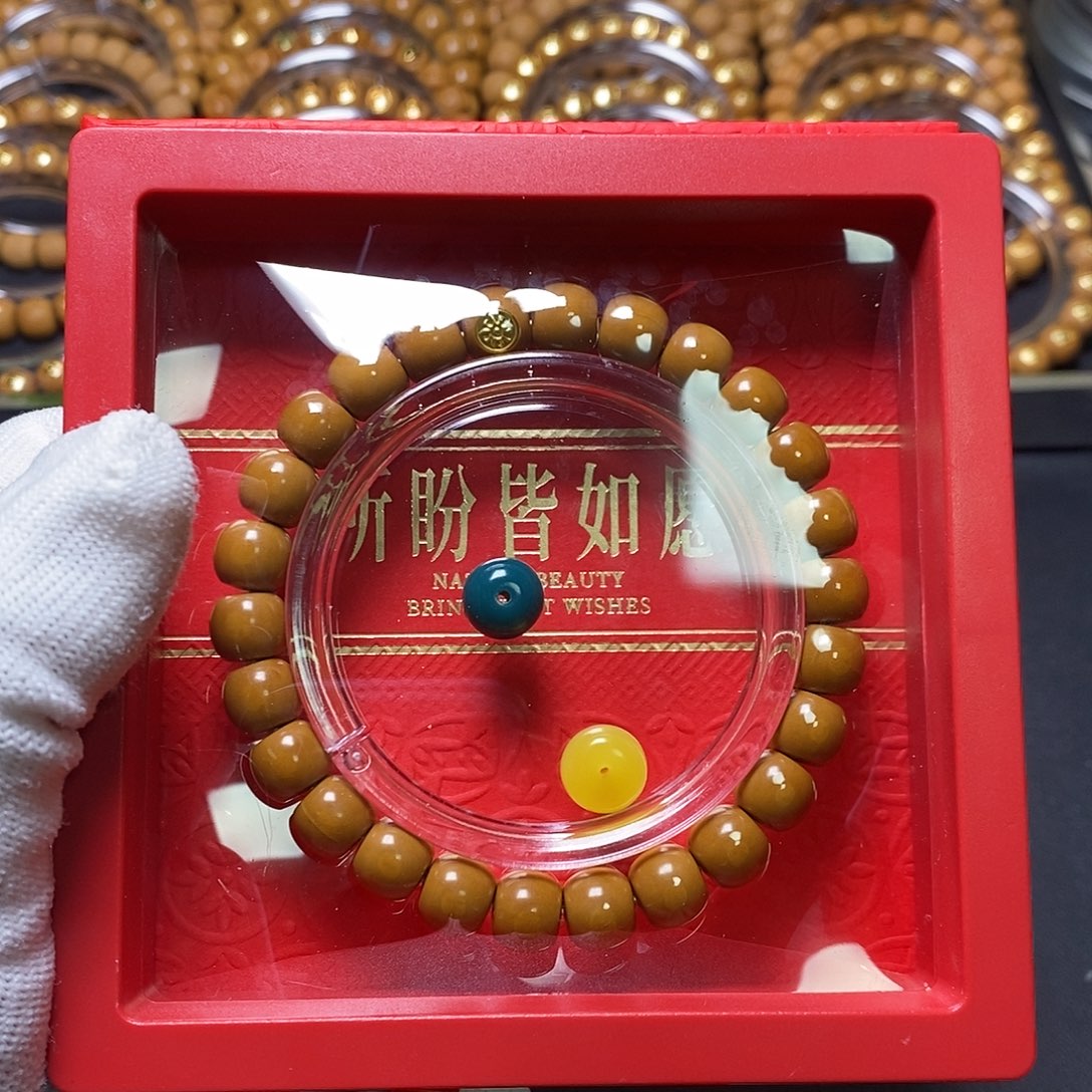 猴头核桃手串18k金标毕业小老邢 9左右 全品 43号