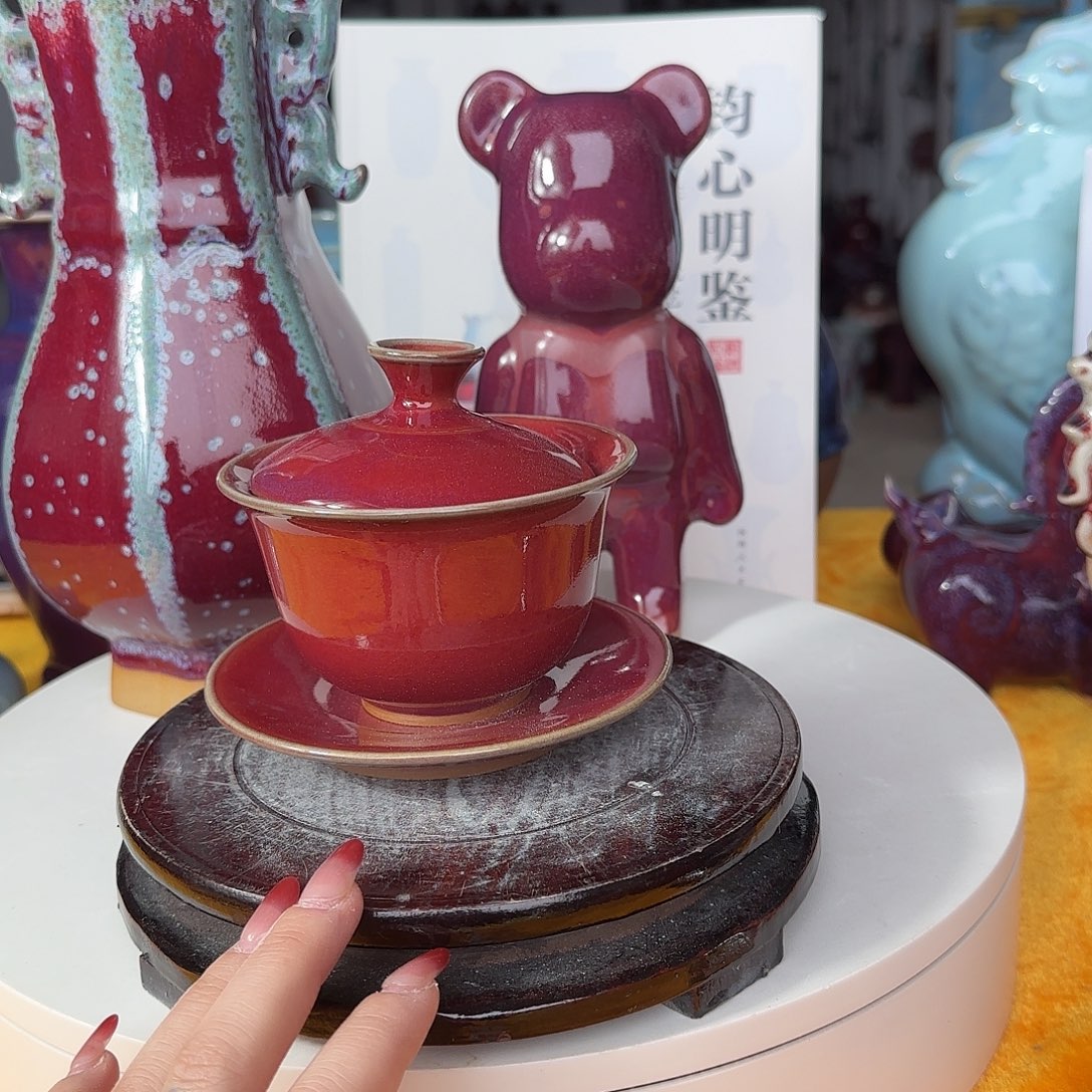 陶摆件郑家钧窑摆件