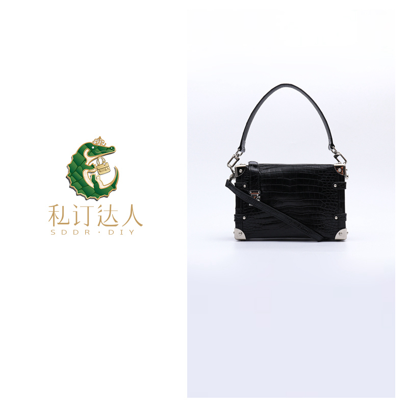 私订达人“私家”专享款单肩包大容量鳄鱼皮女包