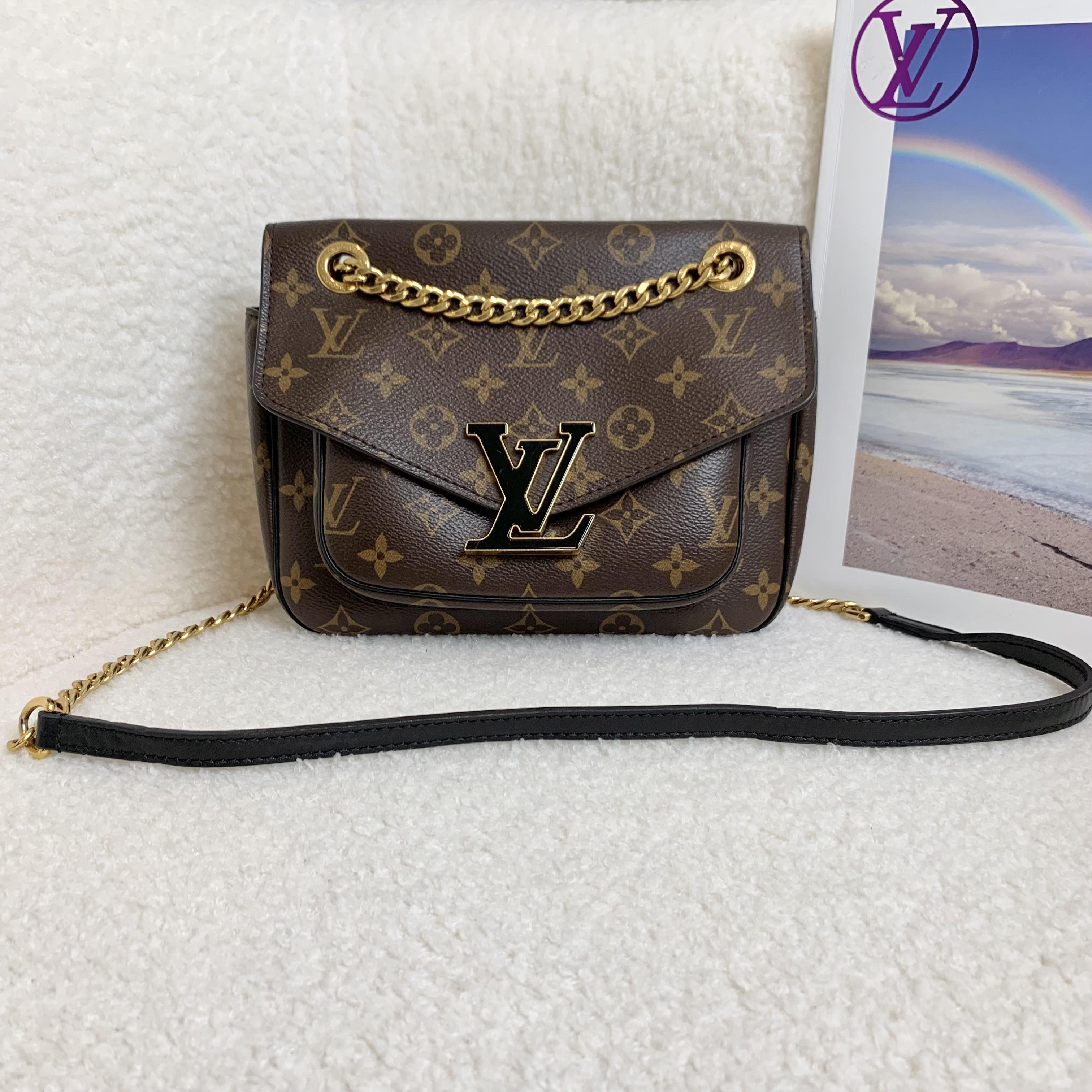 99新 LouisVuitton/路易威登 壹臻/老花Passy邮差包99925023