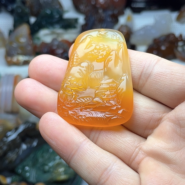 玛瑙/玉髓未镶嵌饰品