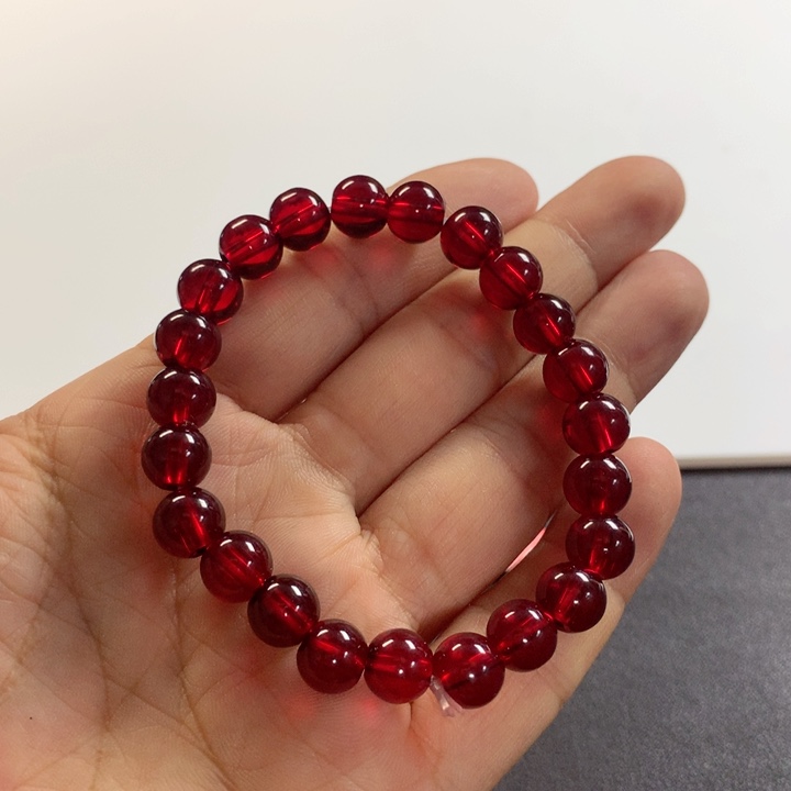 未镶嵌手链石榴石