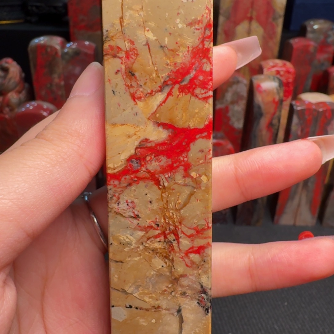 昌化石印石精品昌化鸡血石