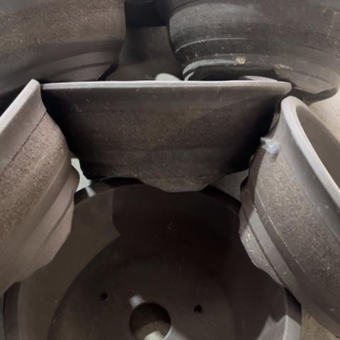 紫砂花盆100-7。               