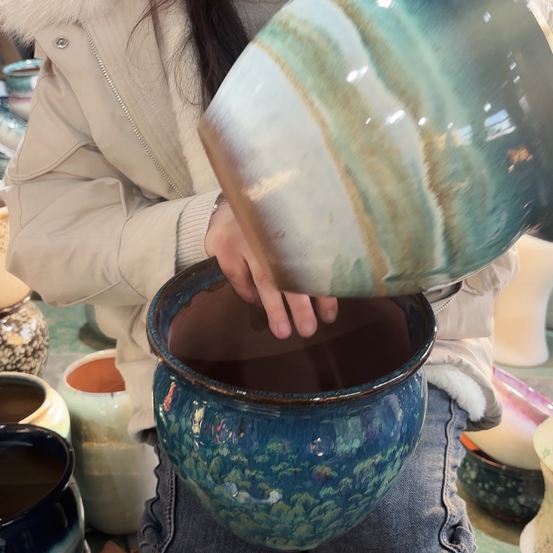 正品两个高18/20红陶