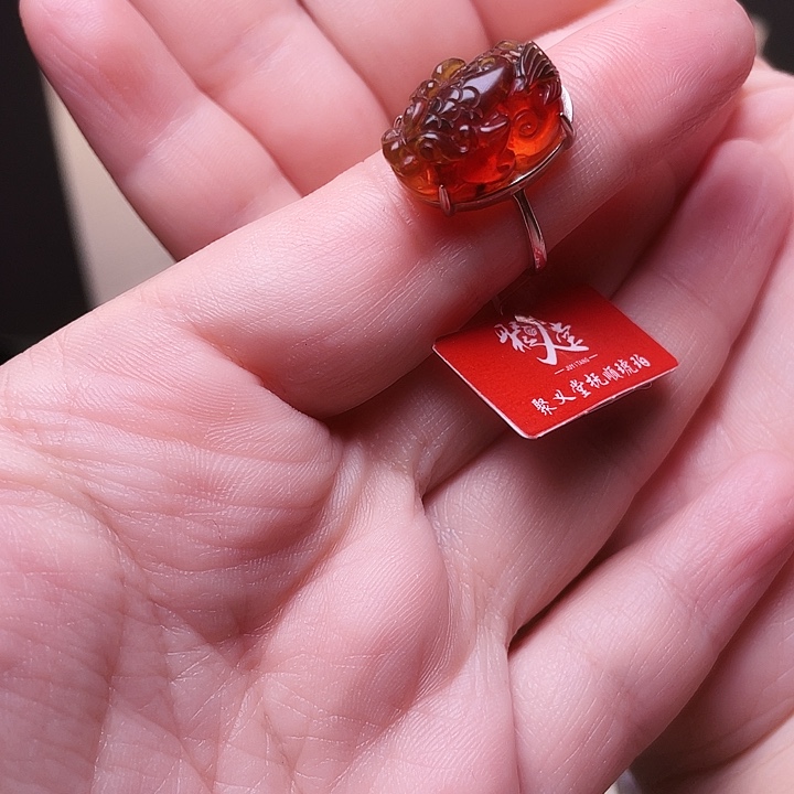 心***美琥珀未镶嵌裸石抚顺琥珀-456