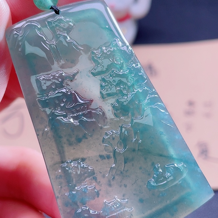 翡翠吊坠(不含链)未镶嵌