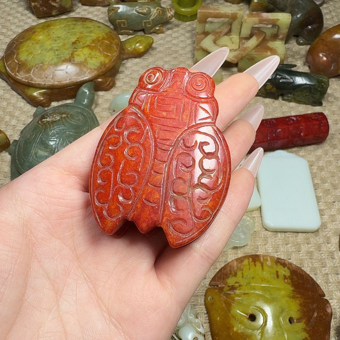 白玉菩提吊坠挂件