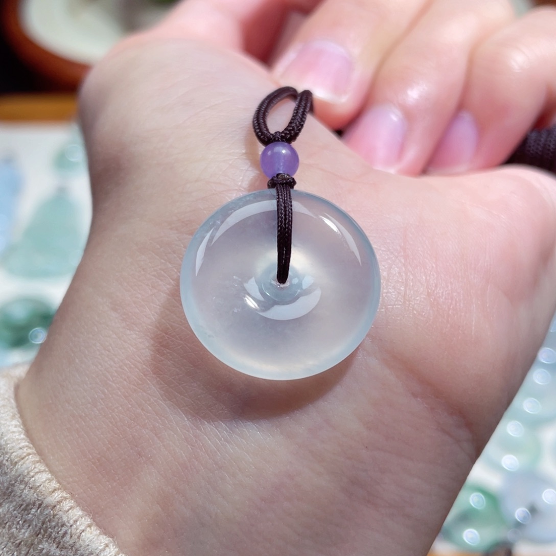 翡翠未镶嵌颈饰扣子