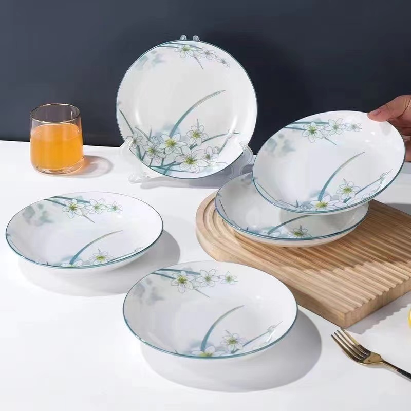 8英寸水仙花圆盘6个 破损找客服 免费补发【有问题联系客服】