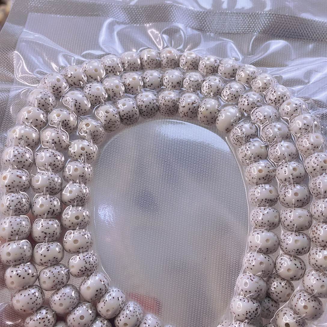 星月菩提吊坠@*脱脂藏式桶珠尺寸10/8