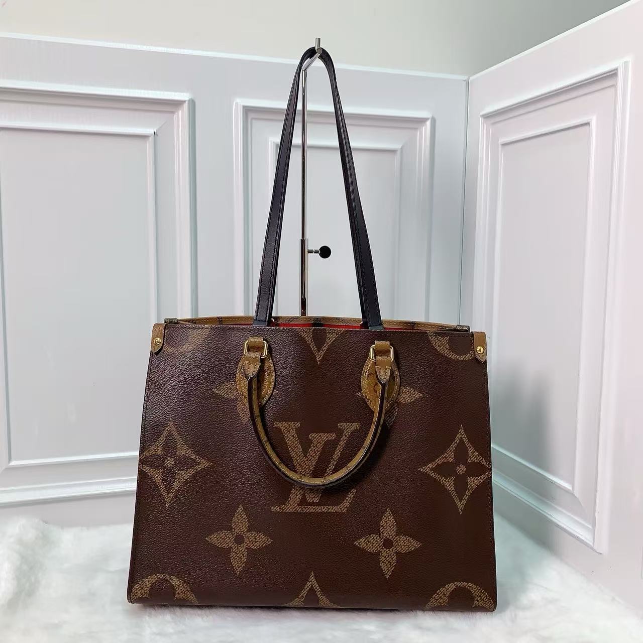 99新 LouisVuitton/路易威登 （静姐）Onthego 芯片款中号