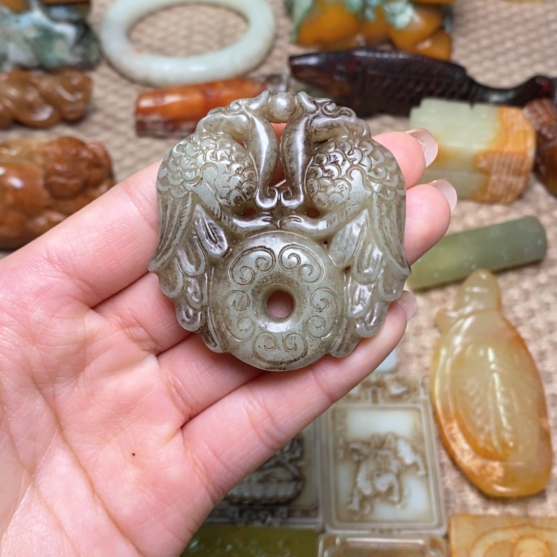 白玉菩提吊坠白玉菩提白玉菩提摆件