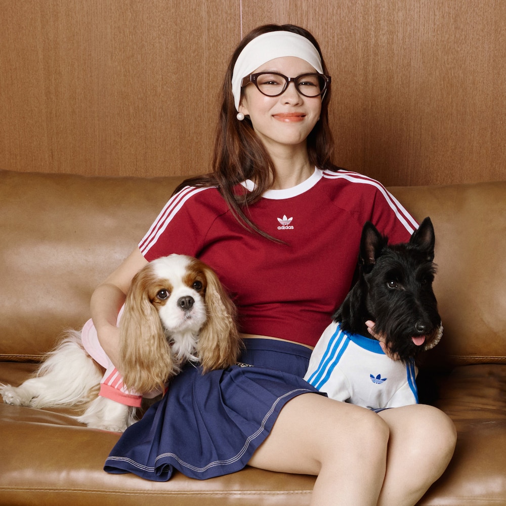 adidas/阿迪达斯【七夕新意礼物】女款纯棉运动短袖圆领T恤KF0314