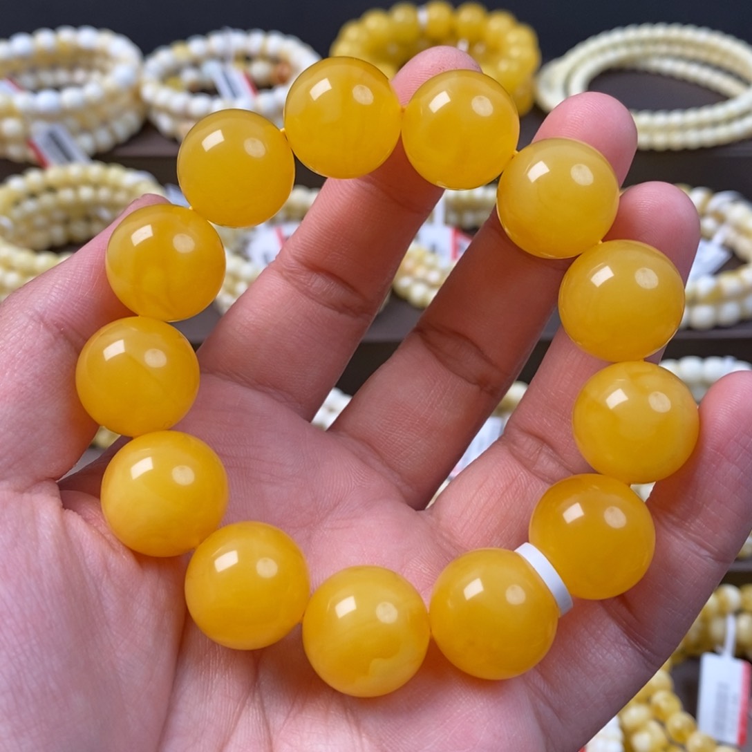 蜜蜡珠宝奇石未镶嵌17mm