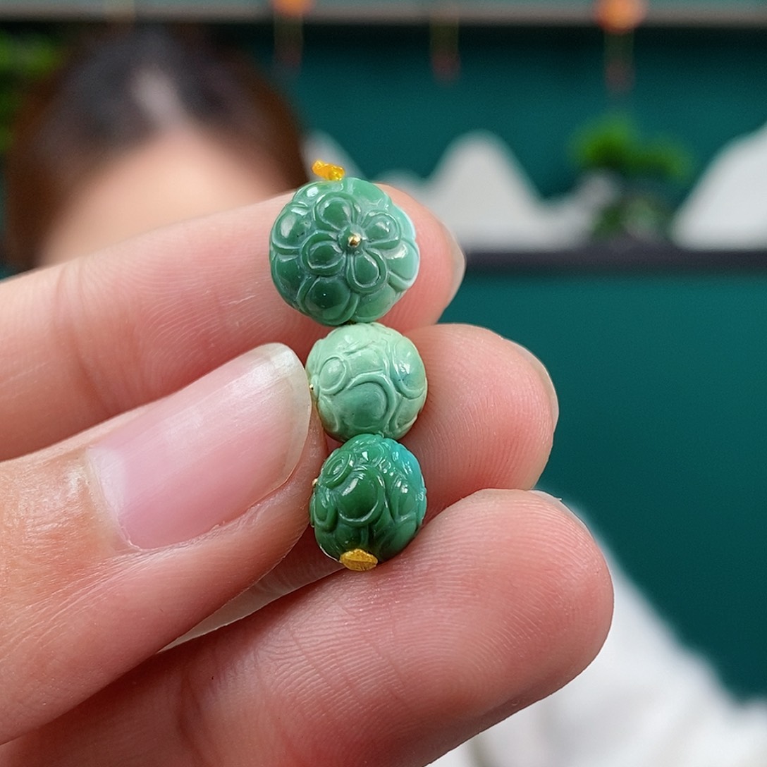 绿松石珠宝奇石未镶嵌