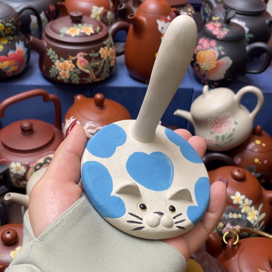 懒***兽紫砂茶杯紫砂主人杯