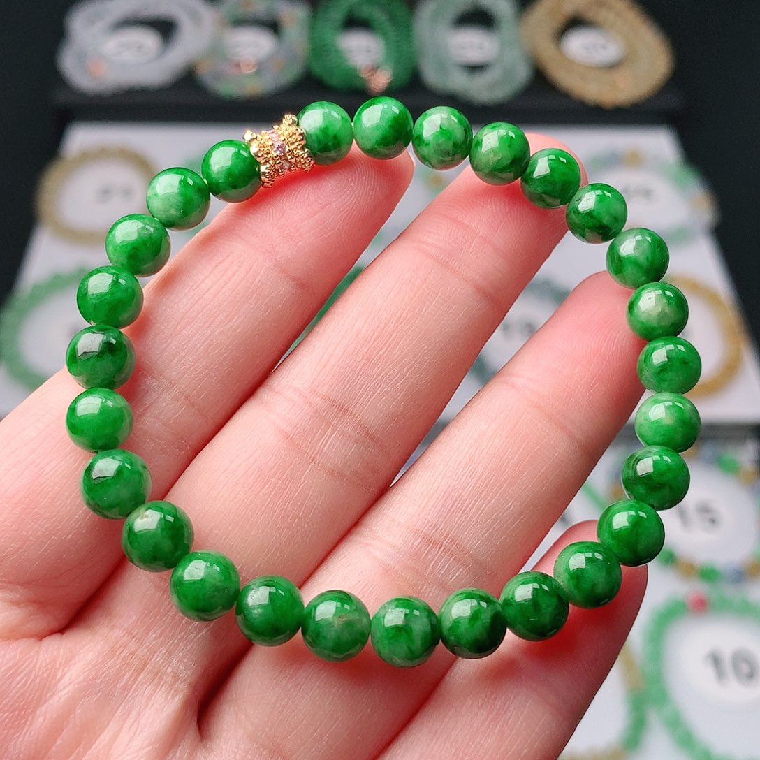 翡翠手串未镶嵌翡翠