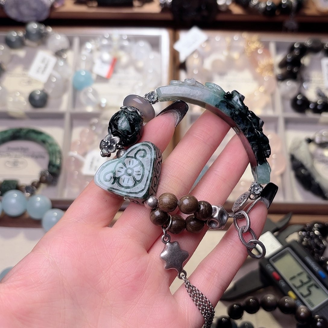 水晶手链合金?**?手串