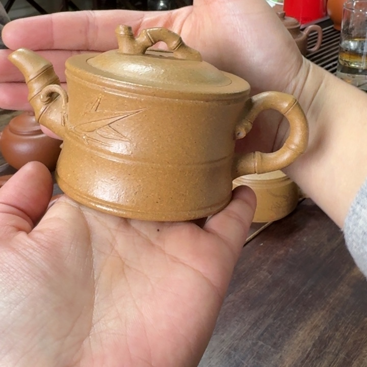 紫砂茶壶修黄金段粗砂30目竹段约160毫升库存价