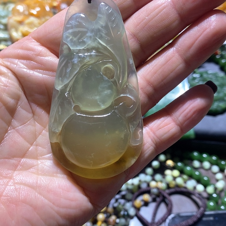 岫玉毛衣链未镶嵌