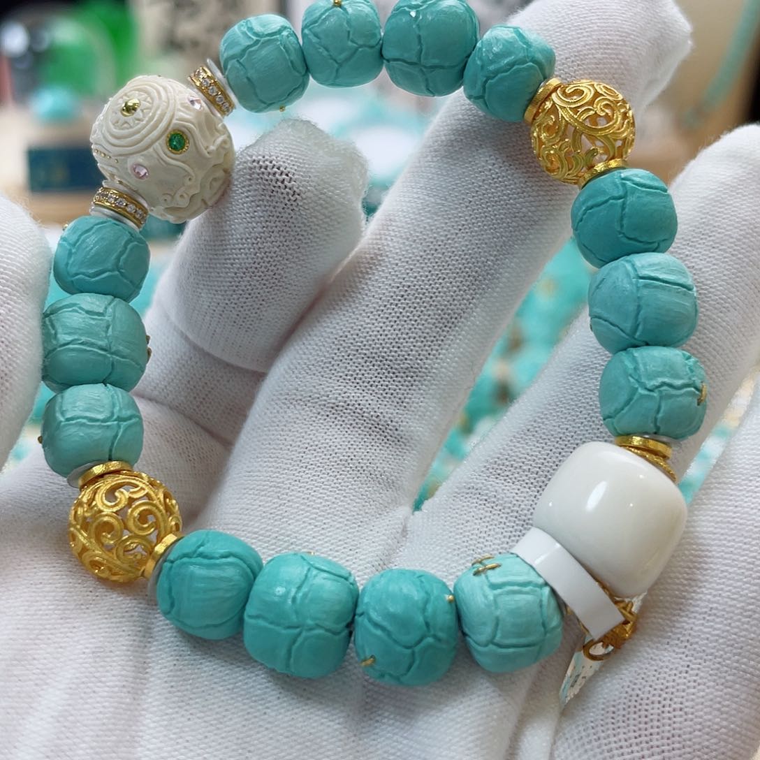 绿松石珠宝奇石未镶嵌