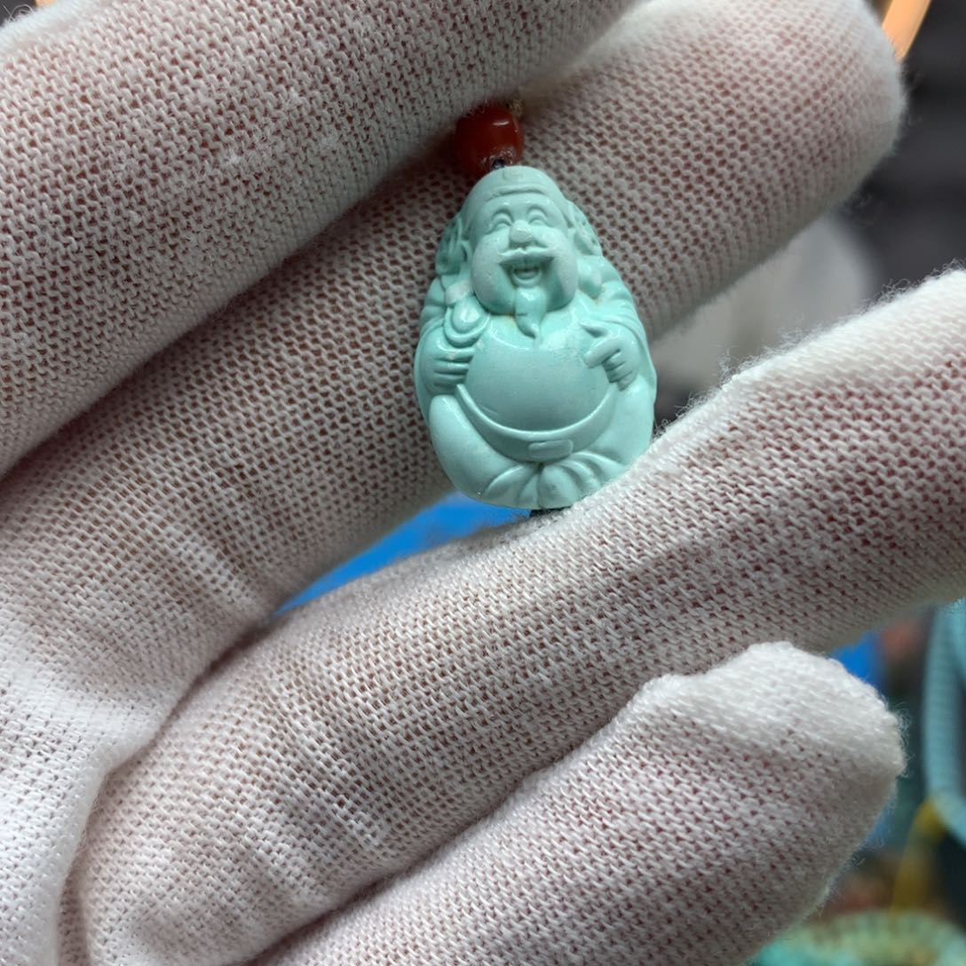 绿松石挂件未镶嵌