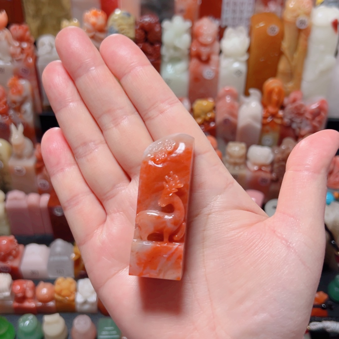 童***年器皿大糖手工篆刻包手工刻字