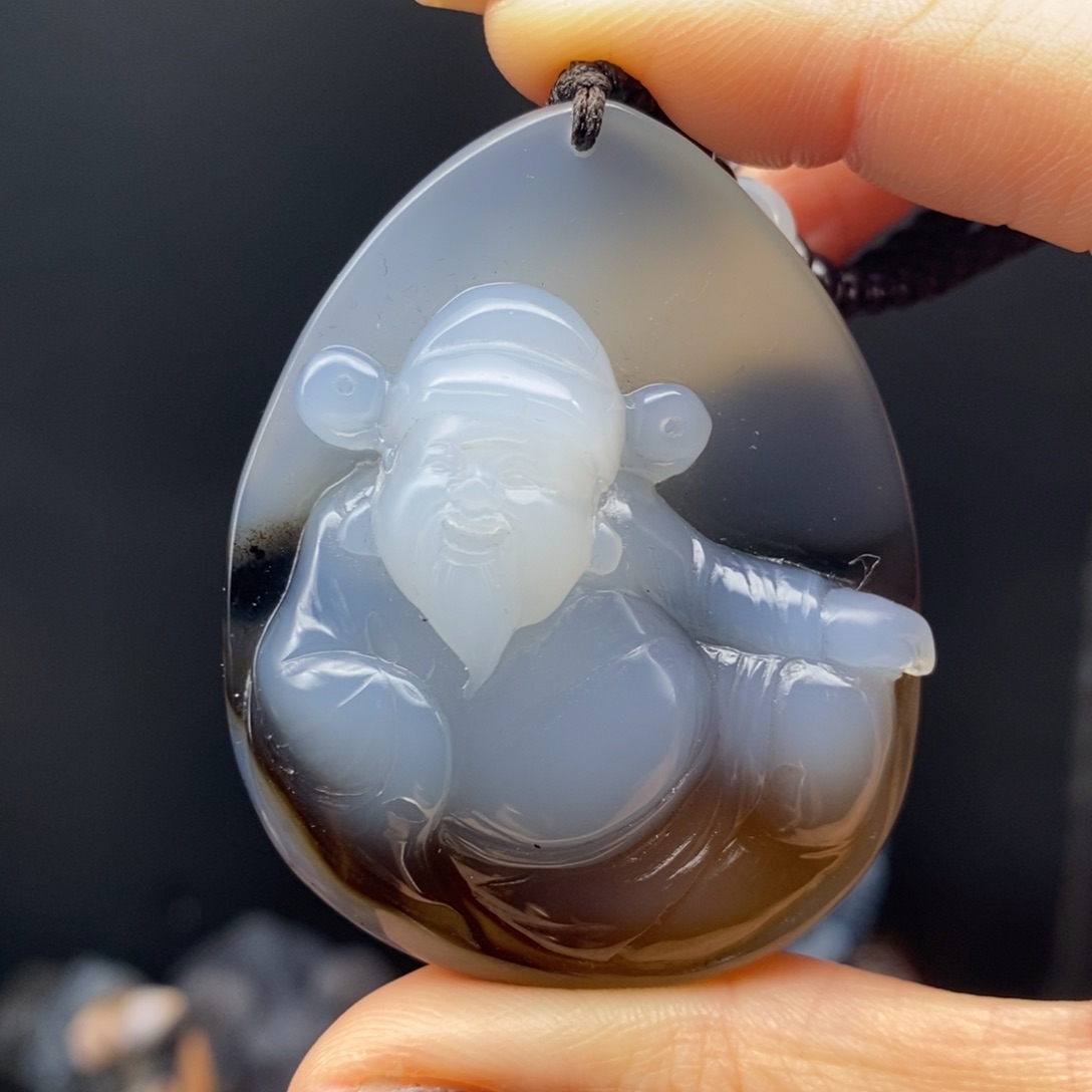 玛瑙/玉髓吊坠(不含链)未镶嵌