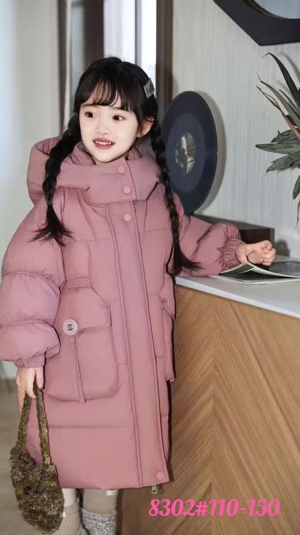 【小星河】【蜡】女童长款羽绒服冬款2025新款 洋气小女孩保暖外套