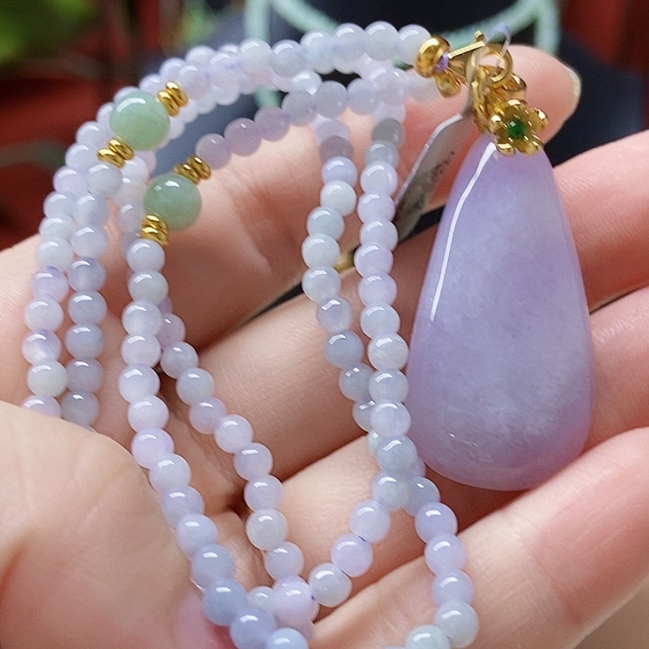 翡翠未镶嵌颈饰吊坠