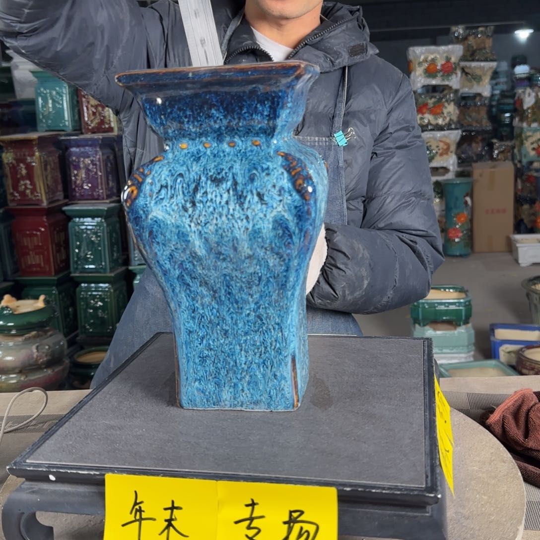 一风堂石湾花盆。微瑕