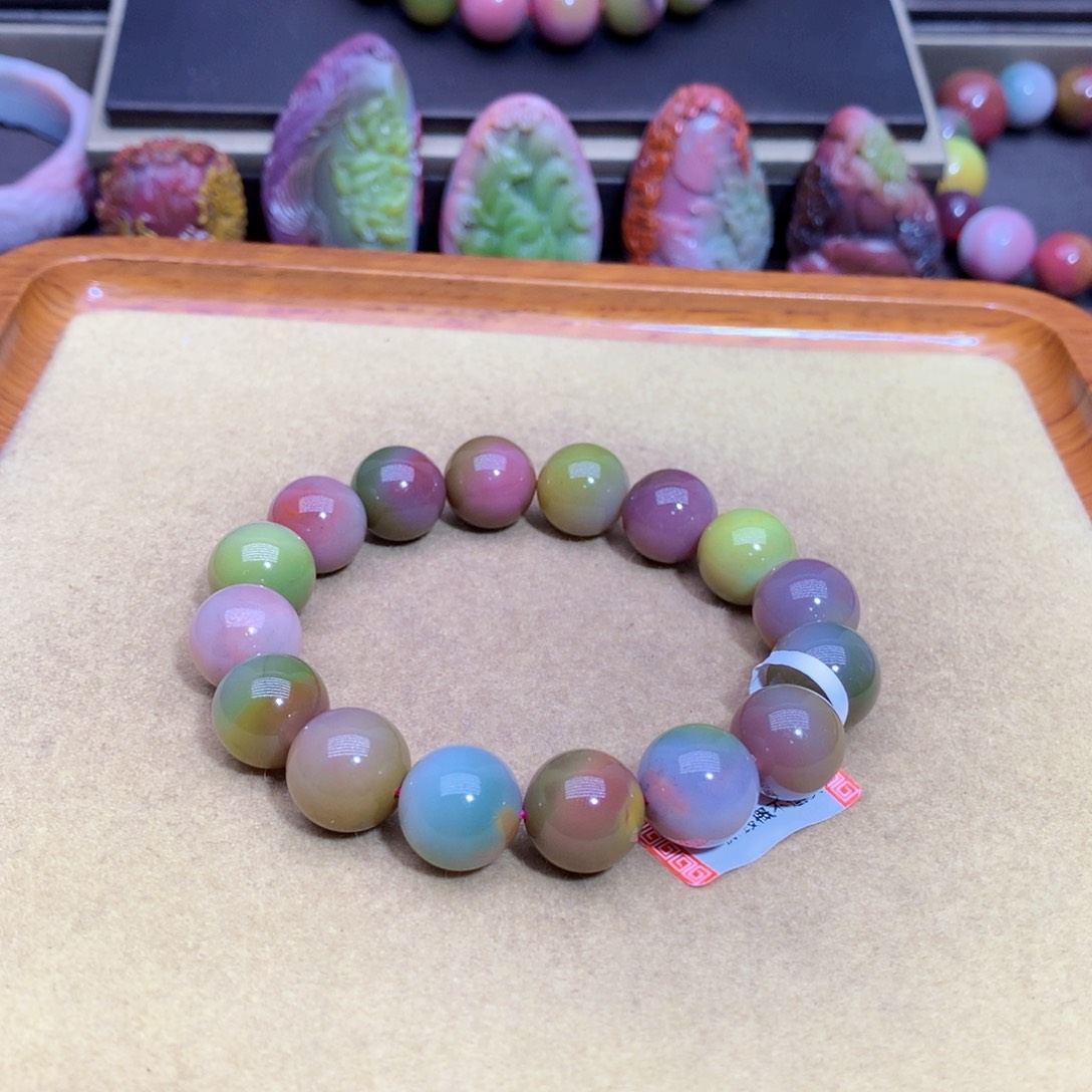 玛瑙未镶嵌手链盐源福利