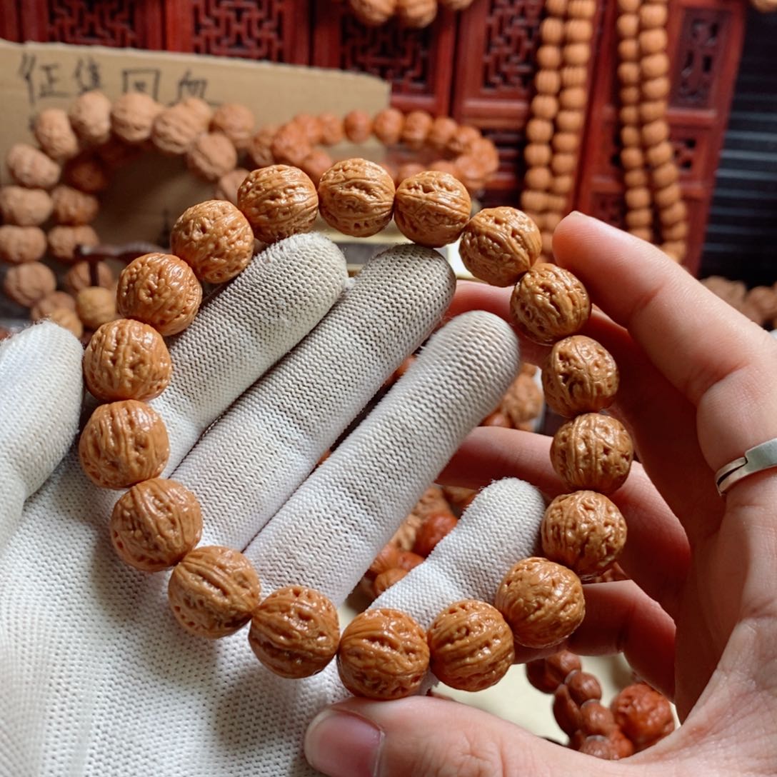 文玩核桃手串开****船尺寸15