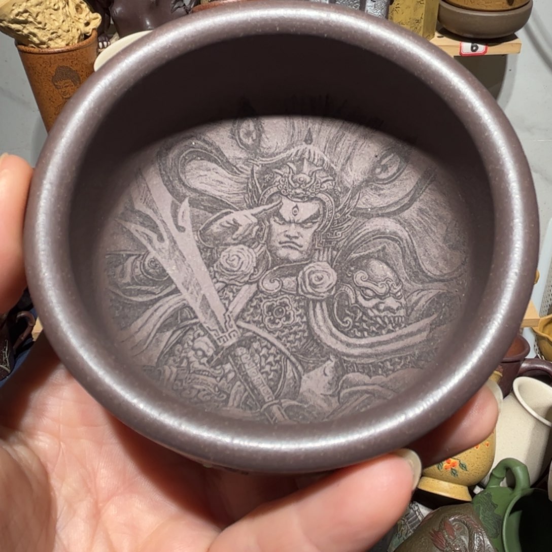 紫砂茶杯宜兴紫砂主人杯