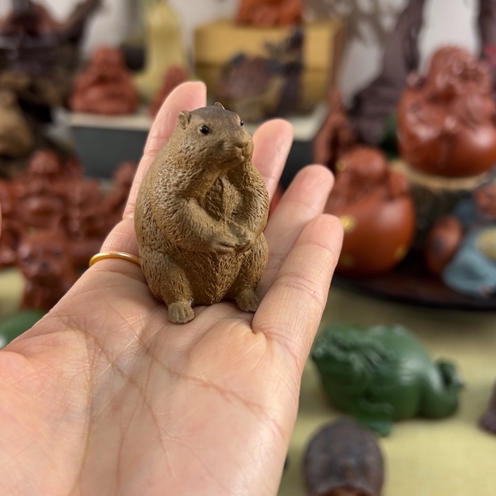 紫砂茶宠紫砂老鼠