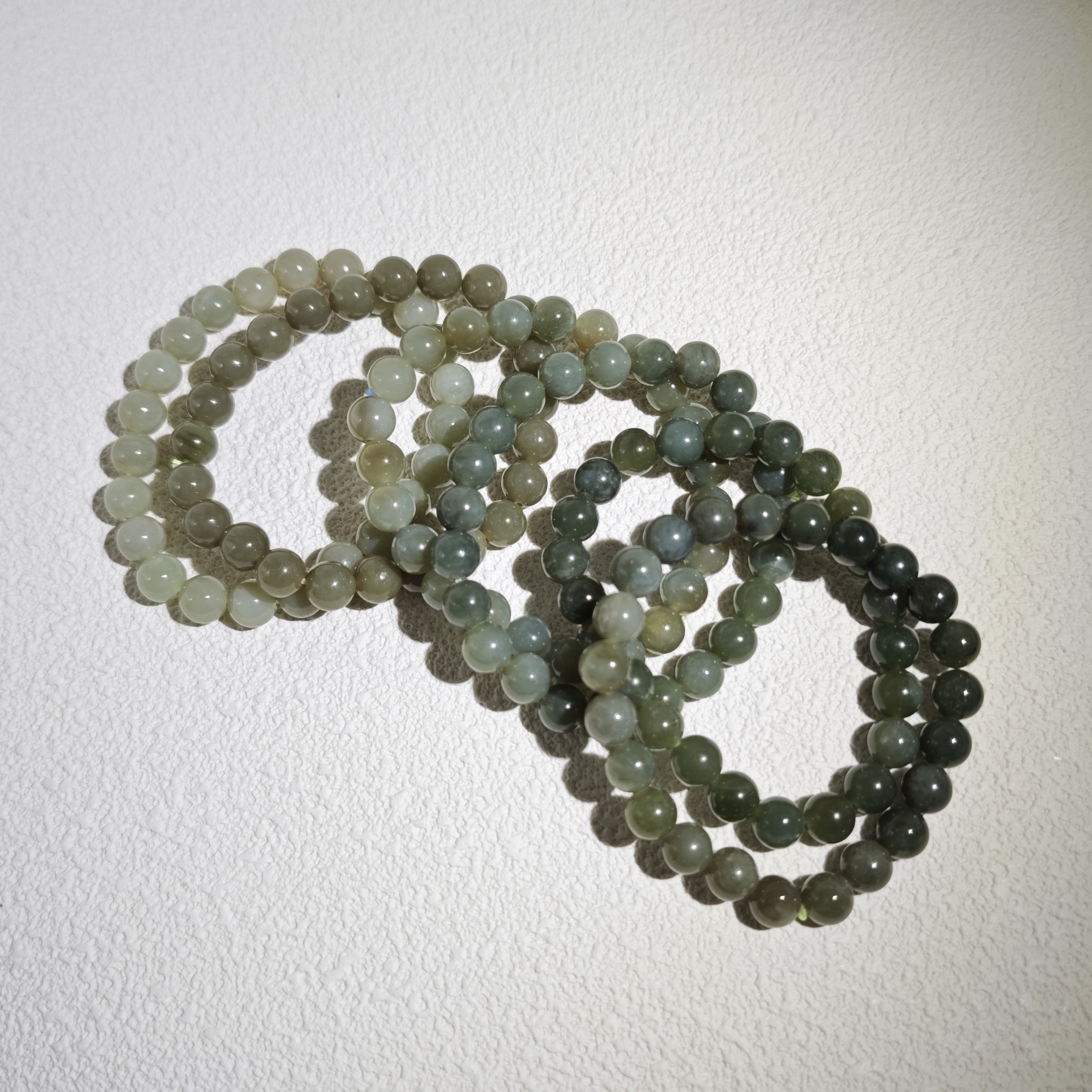 天然和田玉 桂花糖单圈手串 多样性发货拍一发一 H481