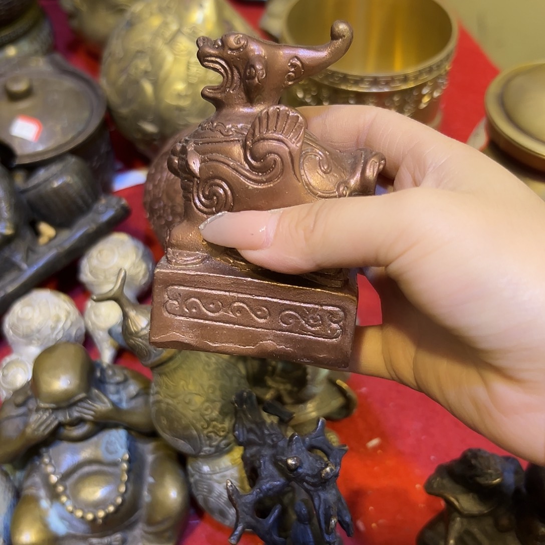 黄铜摆件，文房摆件工艺品