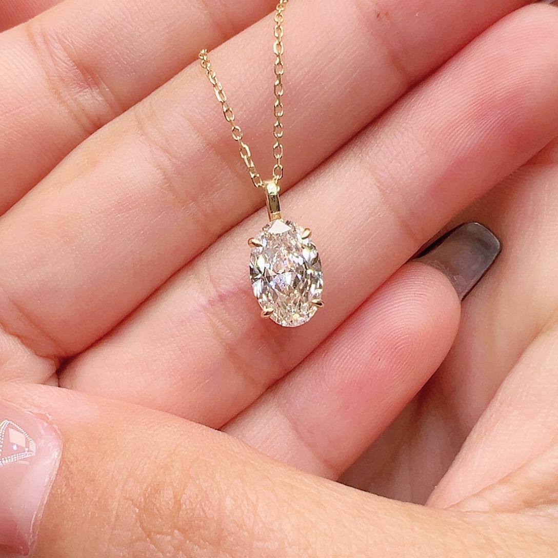 套链18K金镶嵌实验室培育钻石