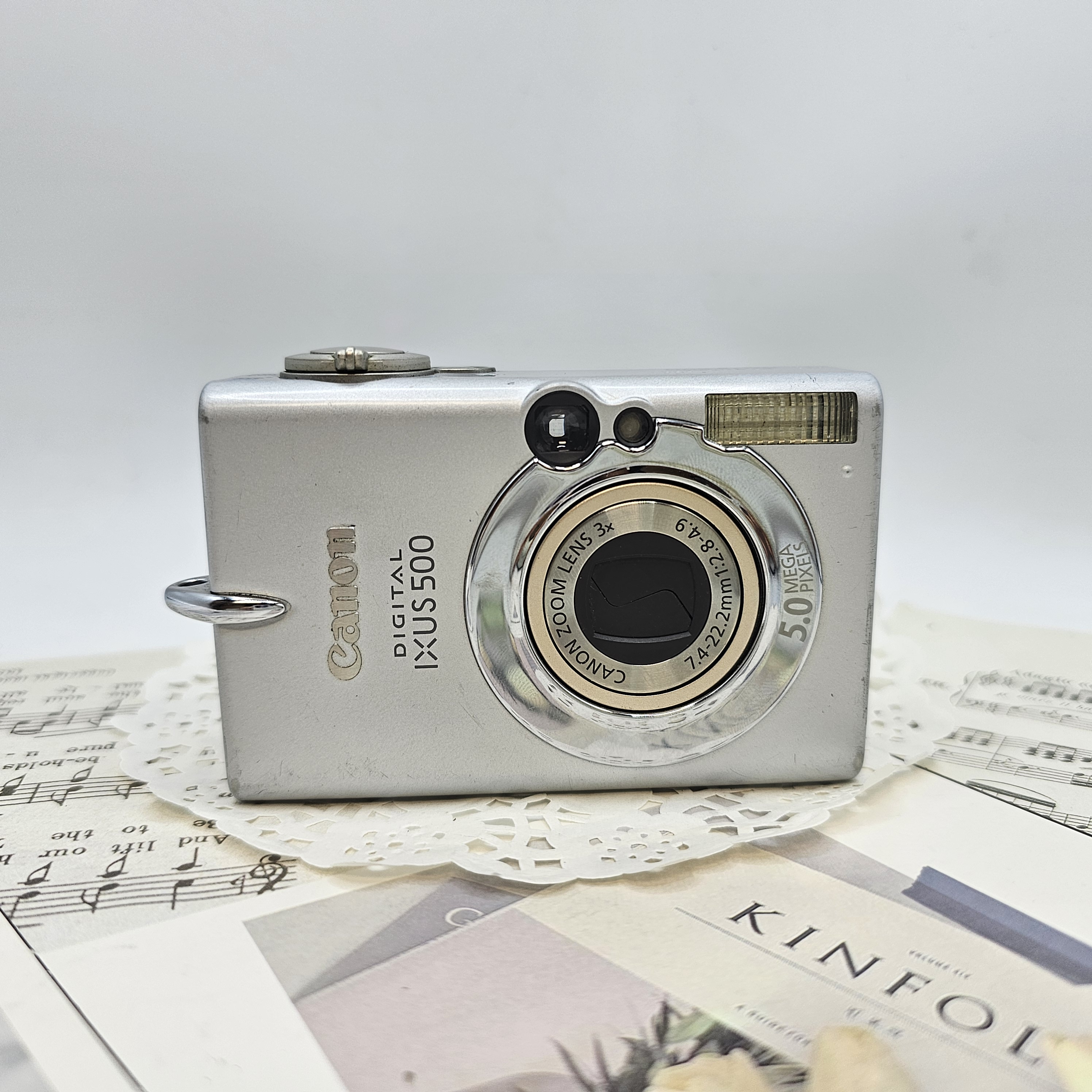 9新 Canon/佳能 ixus500九新小方砖数码相机12倍长焦实况出片复古