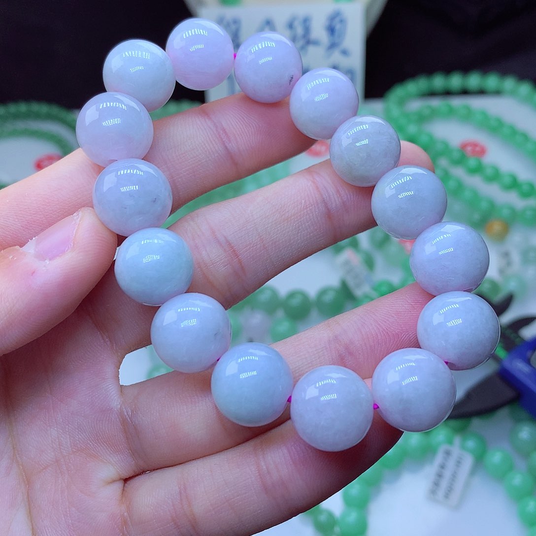 翡翠毛衣链未镶嵌