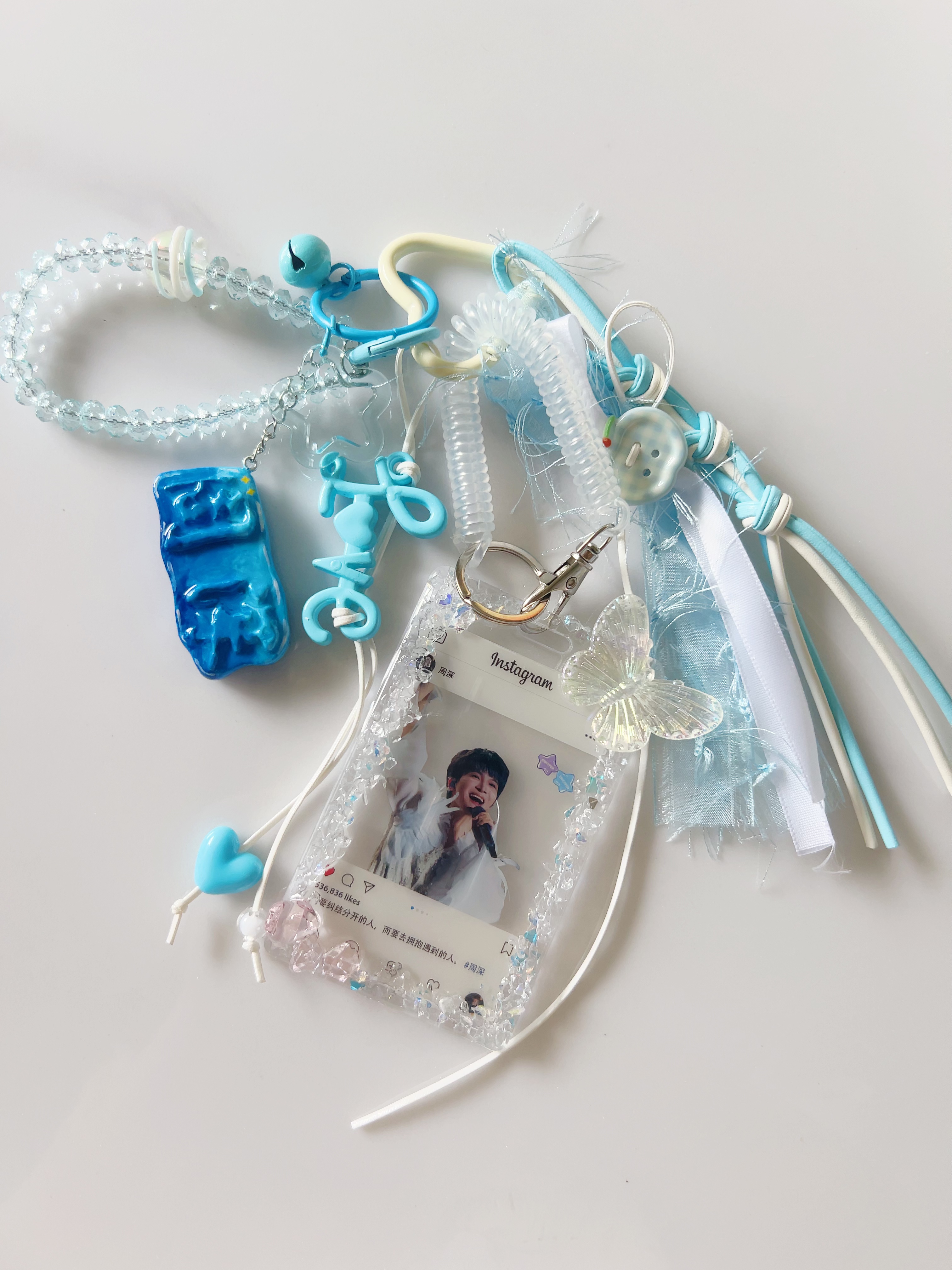 ins风明星应援包挂挂件miu系挂件少女心