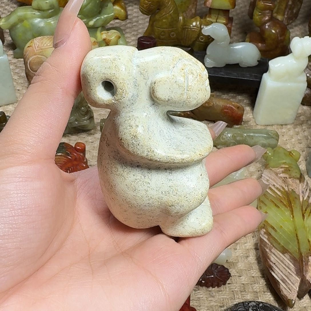 白玉菩提吊坠挂件