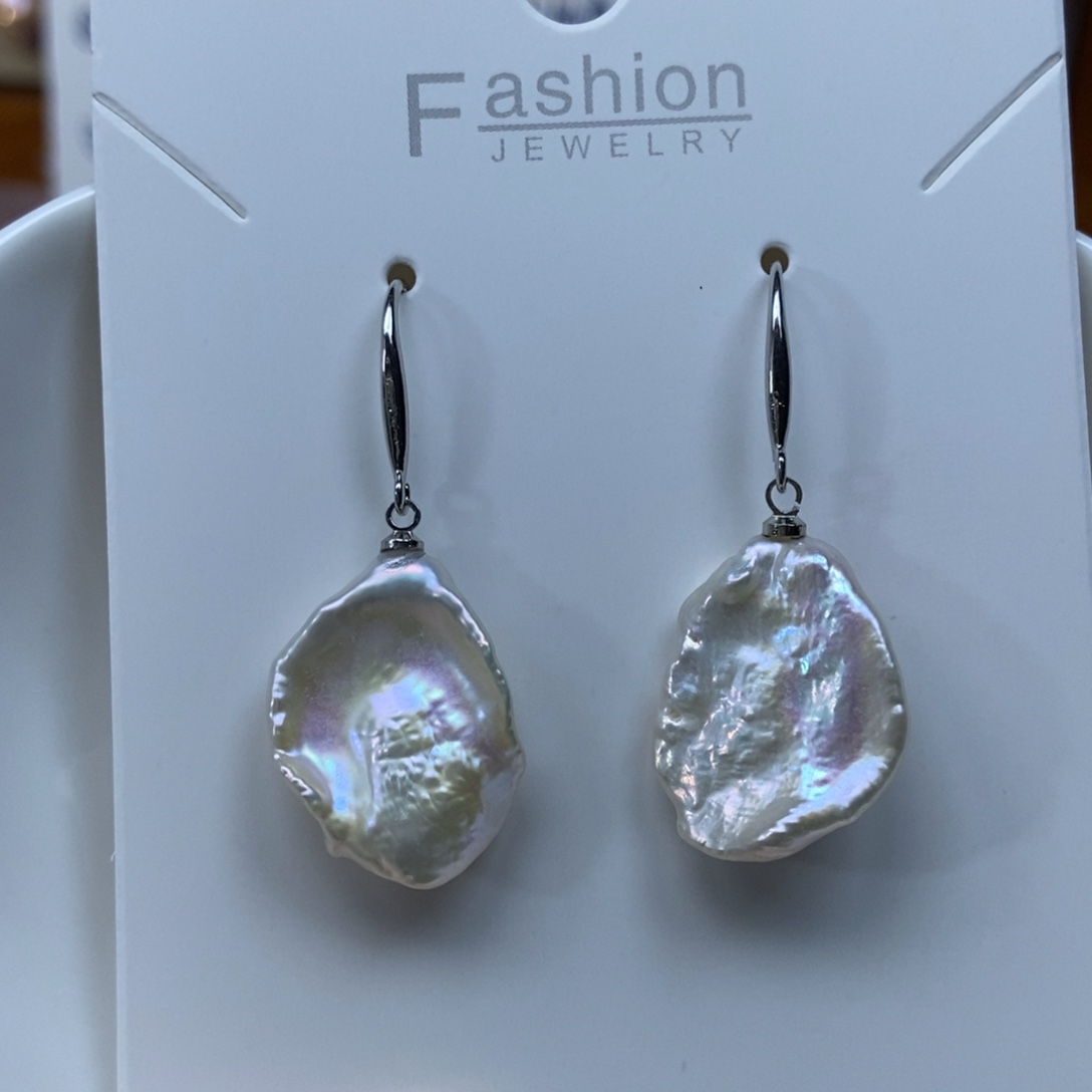 淡水珍珠耳环合金福利580