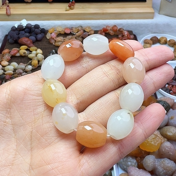 玛瑙/玉髓手链合金