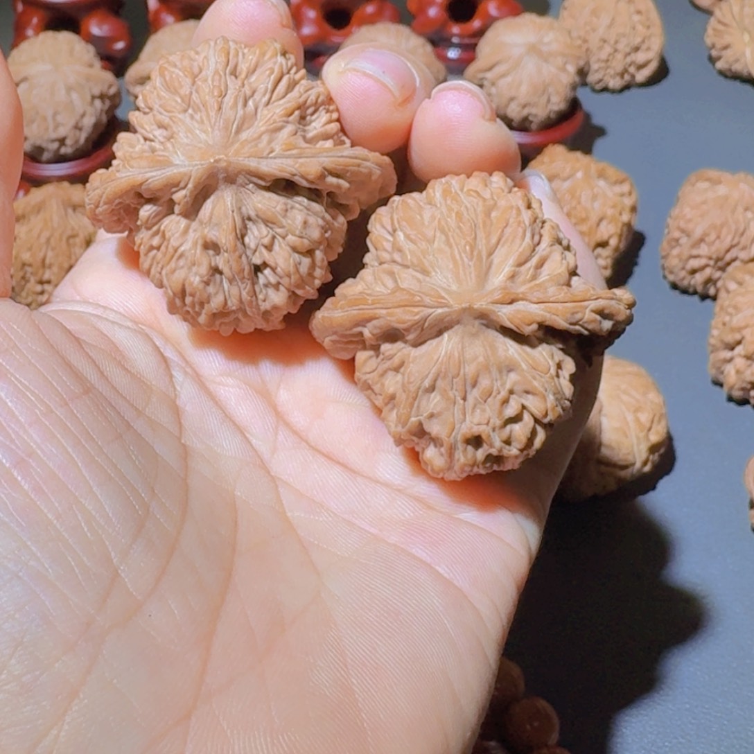 高***线吊坠文玩核桃四座楼42