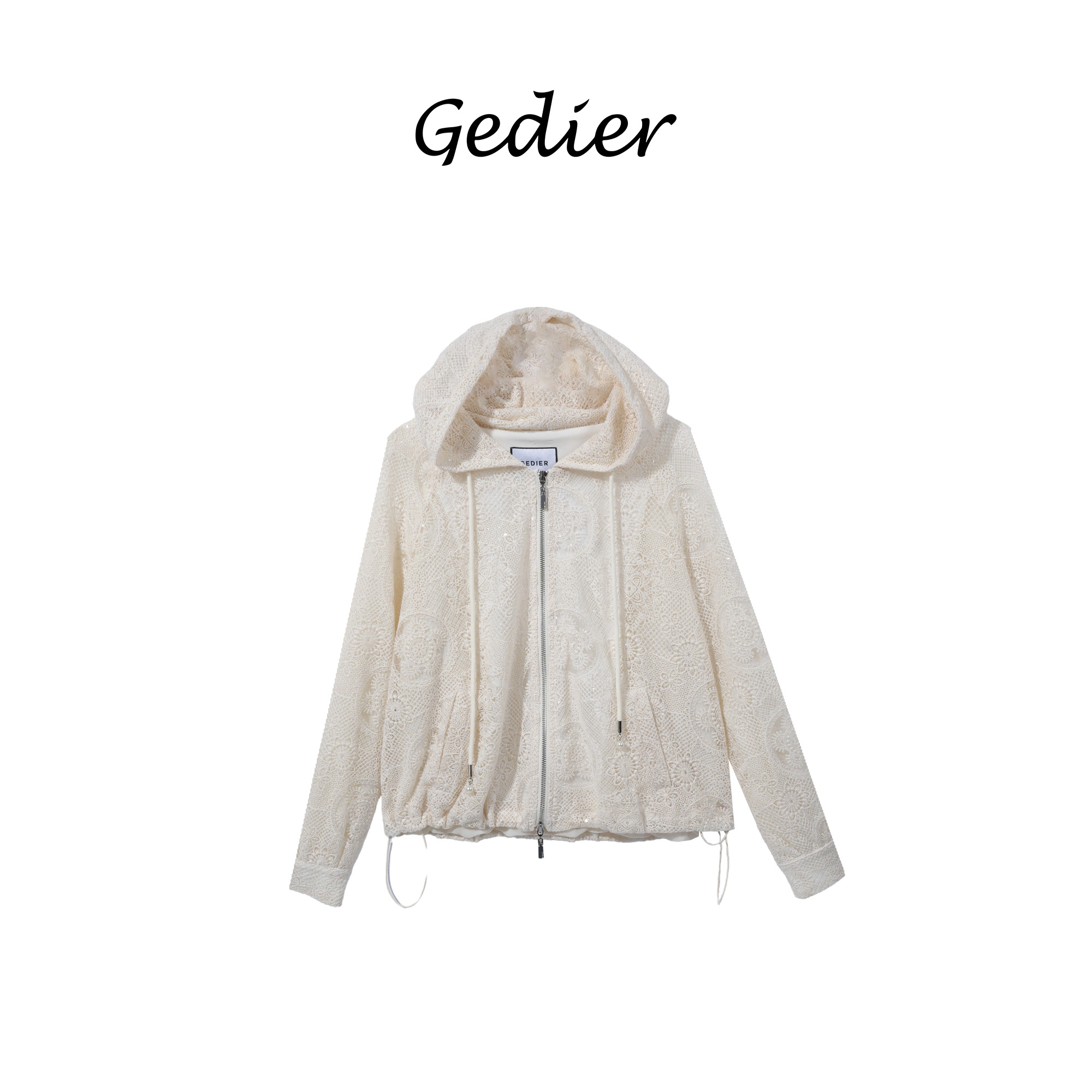 【歌蒂尔】2025春款欧若风女士长袖连帽外套 WG510192Y